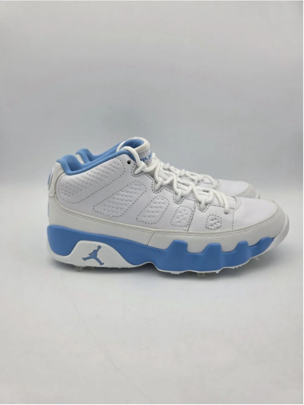 Nike Air Jordan 9 Retro Low G Golf UNC University Blue White FJ5934-101 Size 7